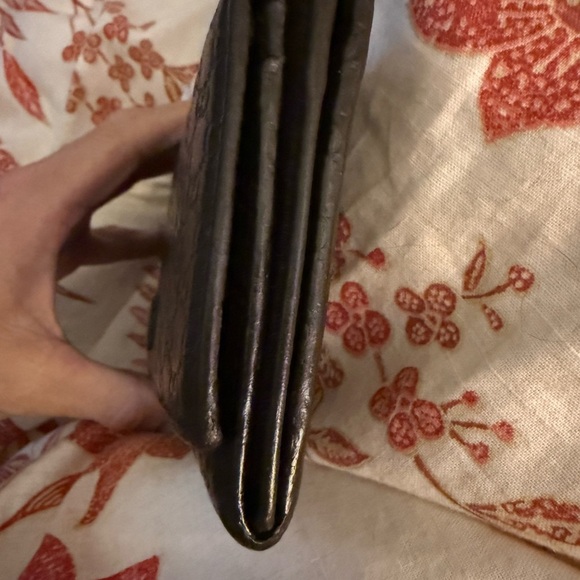 Gucci Dark Brown Embossed Leather Wallet - Picture 4 of 16